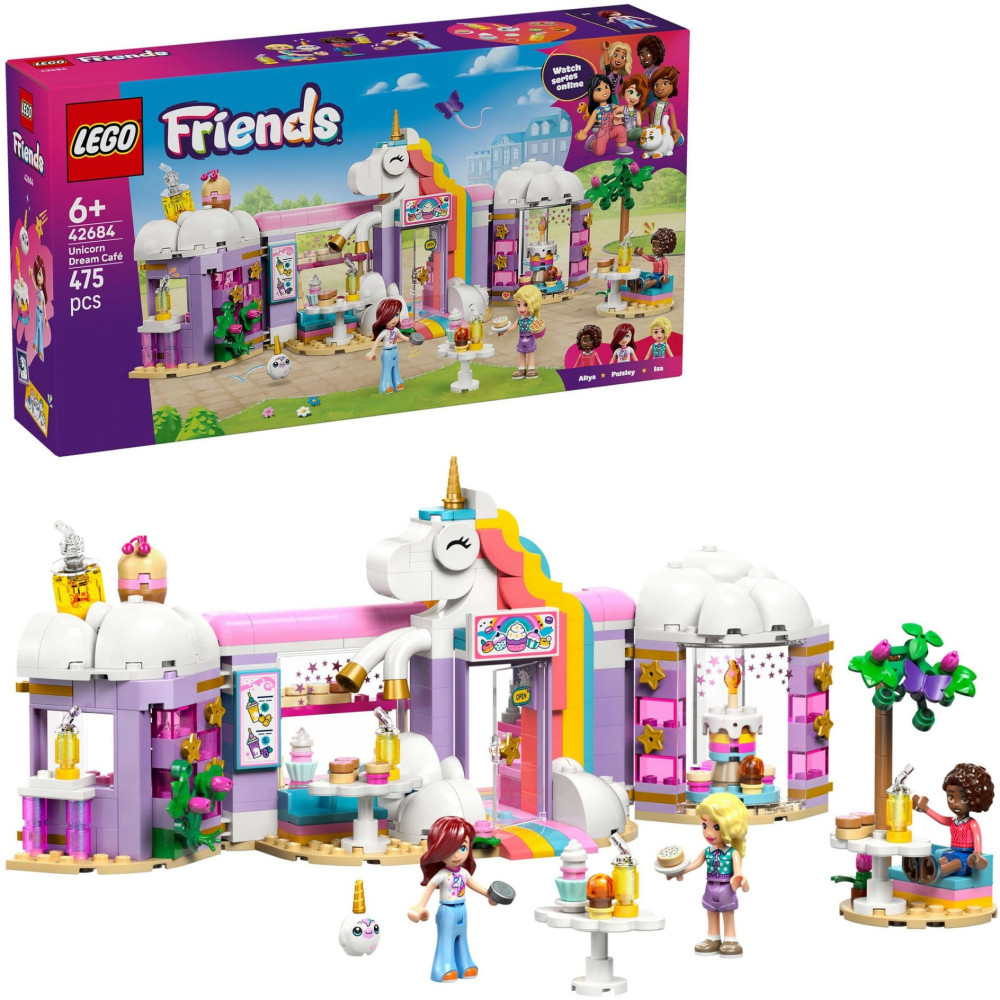 LEGO Friends Caffè da Sogno Unicorno, Giochi di costruzione