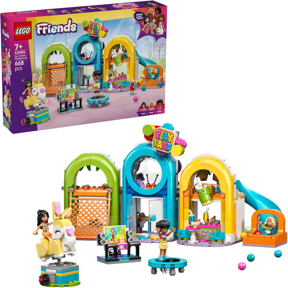 LEGO Friends Cooler Parco Giochi Indoor, Giochi di costruzione