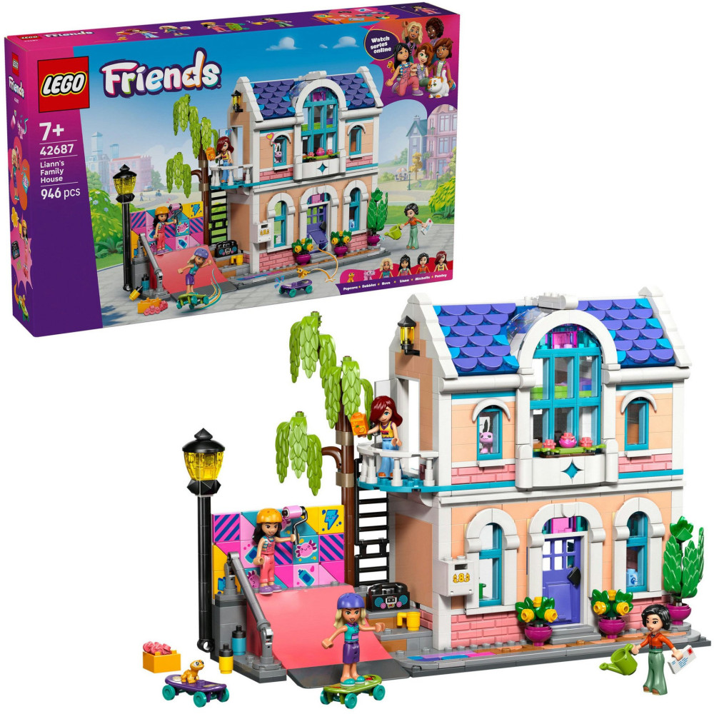 LEGO Friends Casa Familiare di Liann, Giochi di costruzione