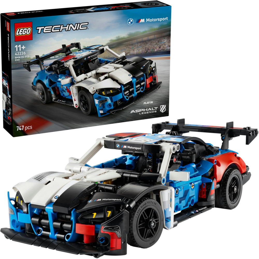 LEGO Technic BMW M4 GT3 EVO auto da corsa, Giochi di costruzione