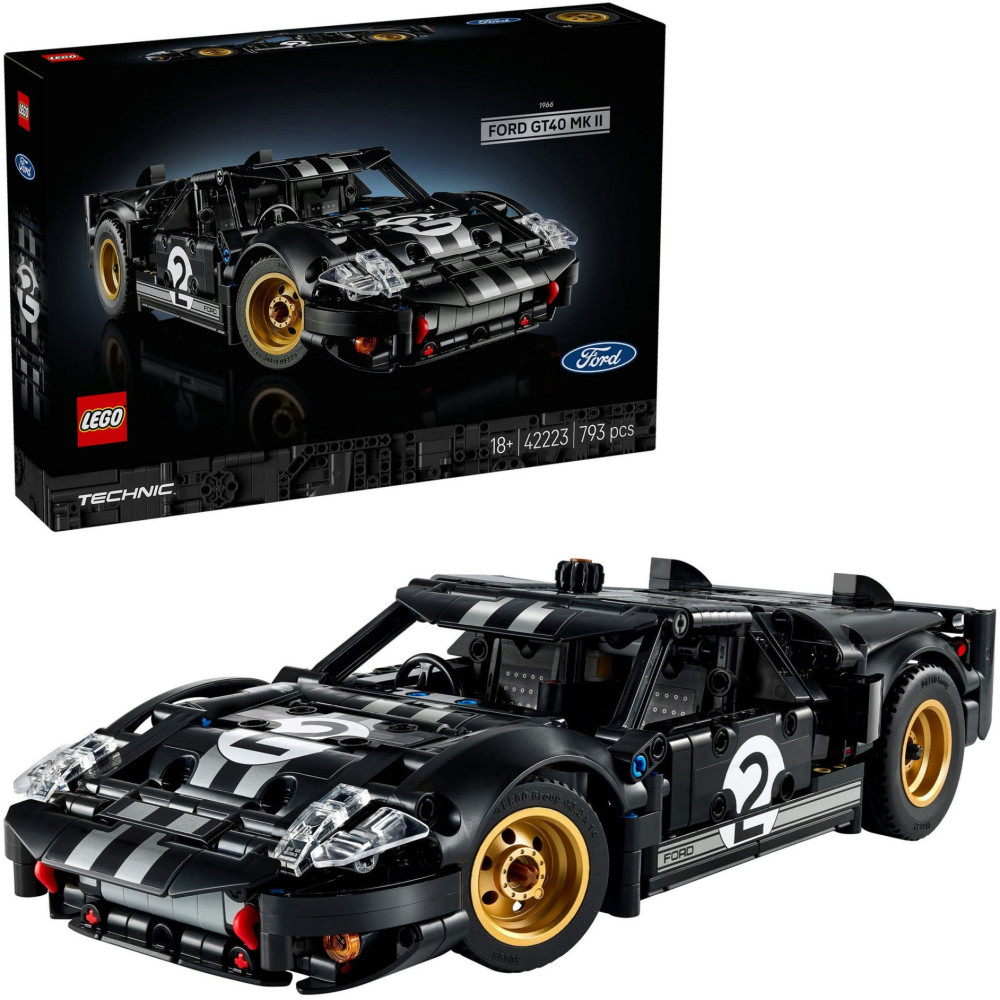 LEGO Technic 1966 Ford GT40 MKII auto da corsa, Giochi di costruzione