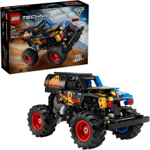 LEGO Technic Monster Jam Grave Digger Fuoco e Ghiaccio, Giochi di costruzione