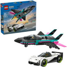 LEGO City Jet a getto vs. Auto da corsa, Giochi di costruzione
