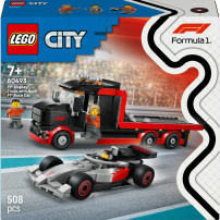LEGO City F1 Truck con Audi F1 auto da corsa, Giochi di costruzione
