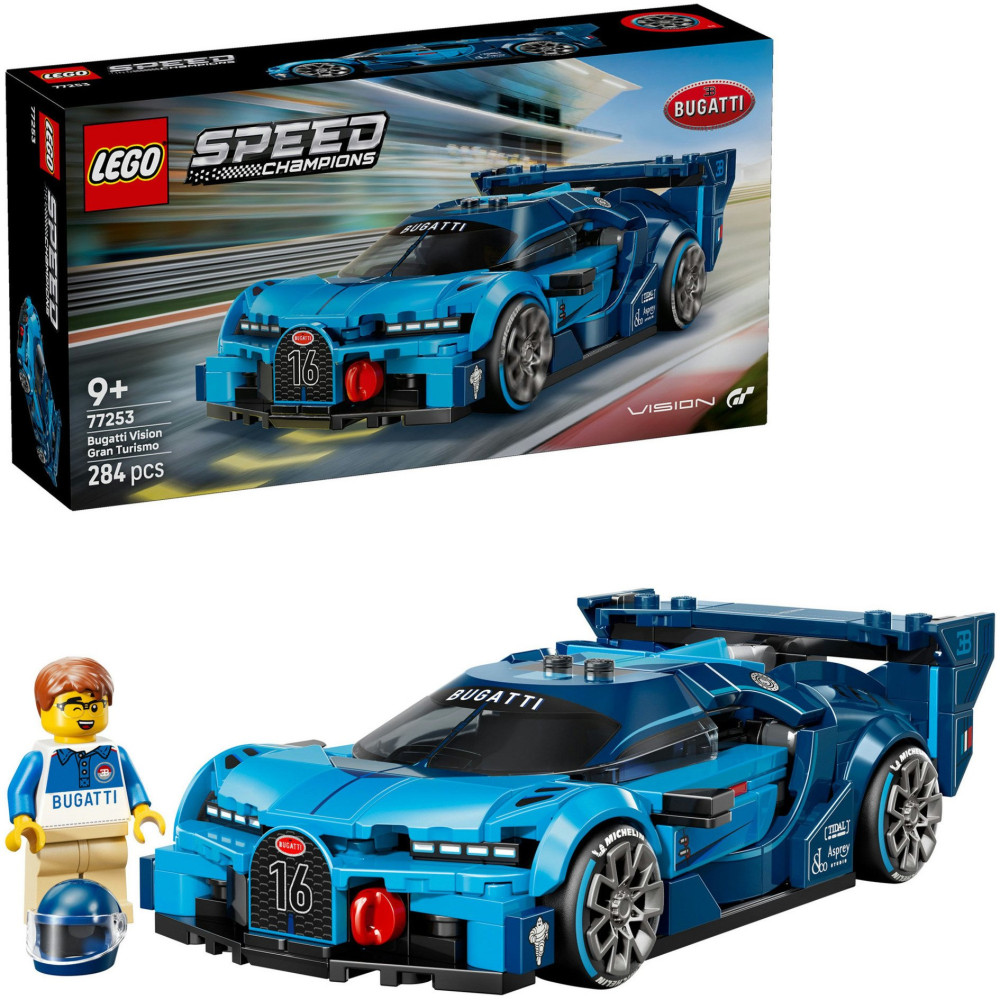 LEGO Speed Champions Bugatti Vision GT Hypersportwagen, Giochi di costruzione