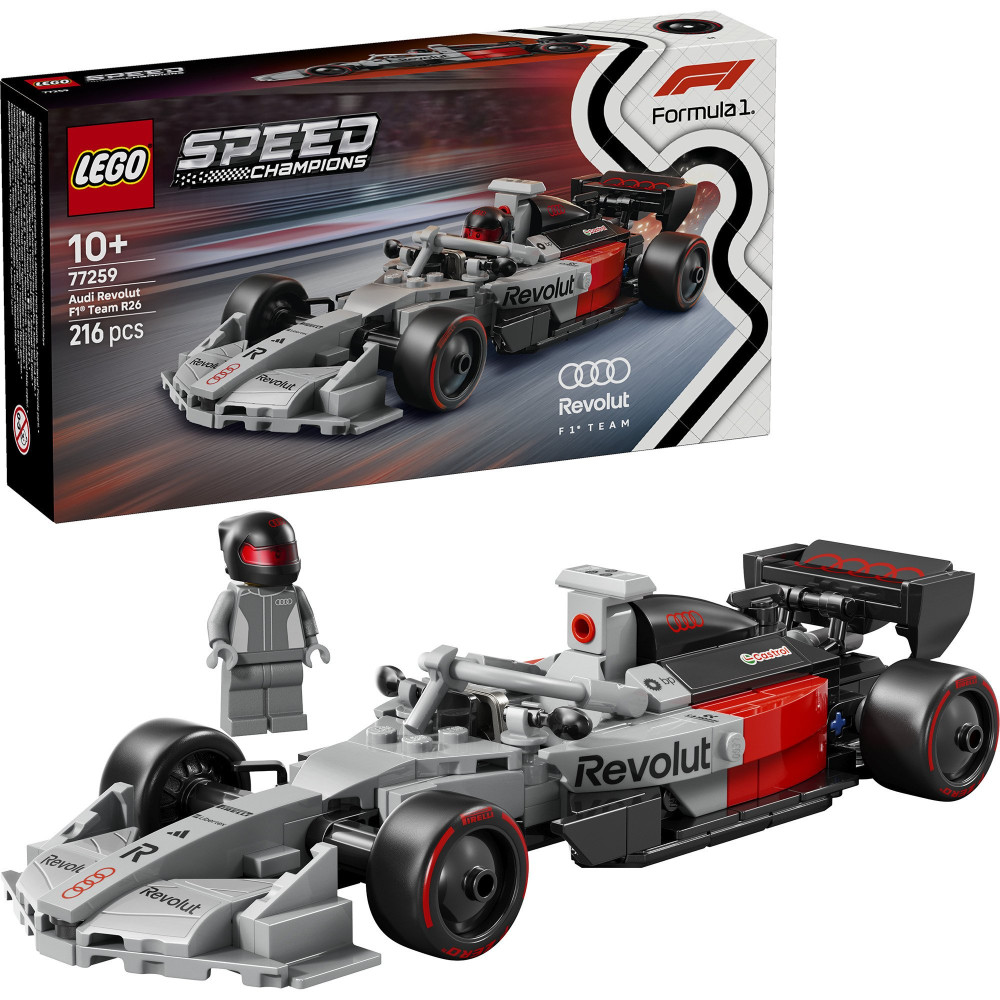 LEGO Speed Champions Audi Revolut F1 Team R26 Auto da corsa, Giochi di costruzione