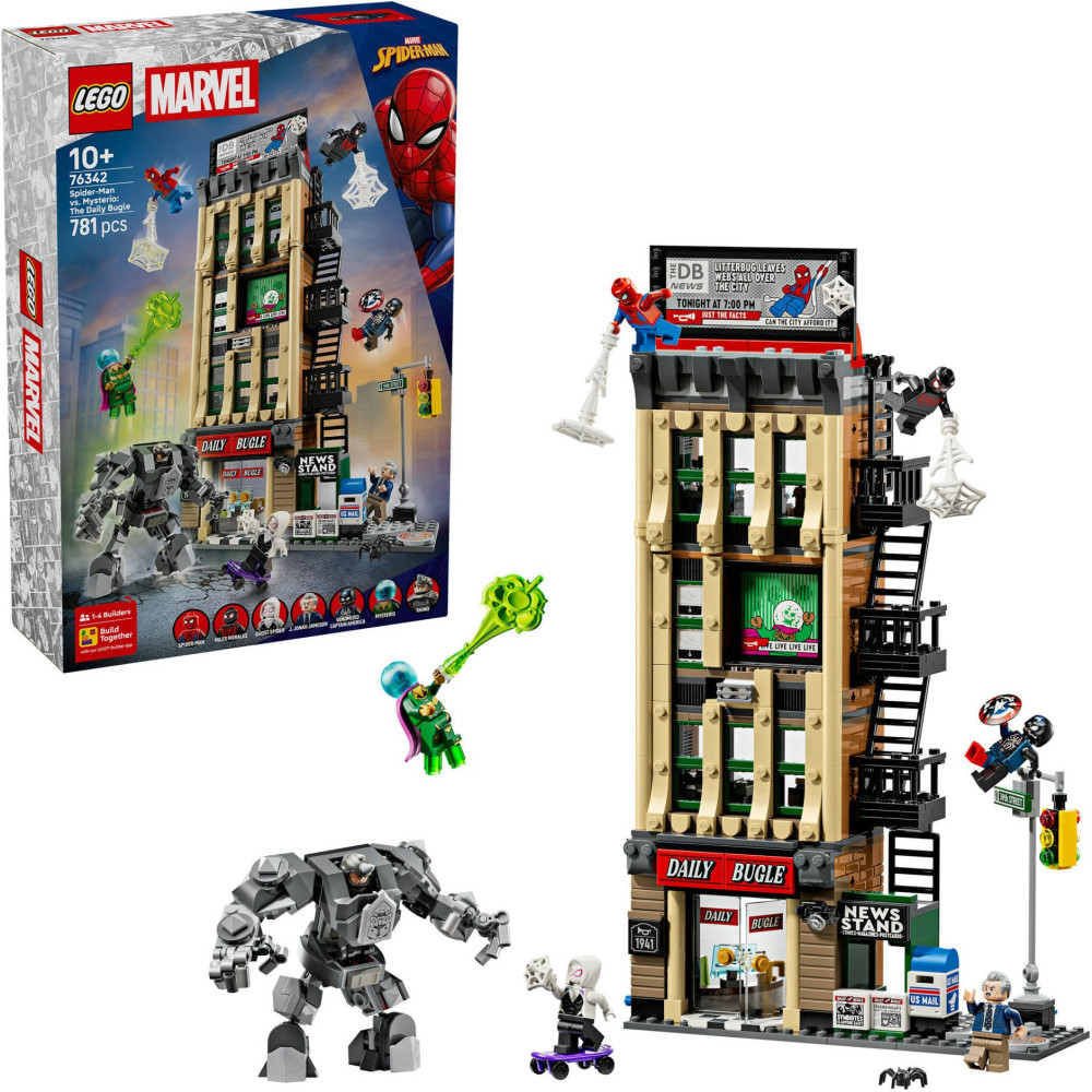 LEGO Marvel Super Heroes Spider-Man vs. Mysterio: Daily Bugle, Giochi di costruzione