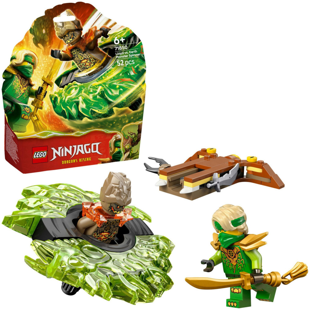 LEGO Ninjago Lloyd vs. Spinner Mostro Elementale, Giochi di costruzione