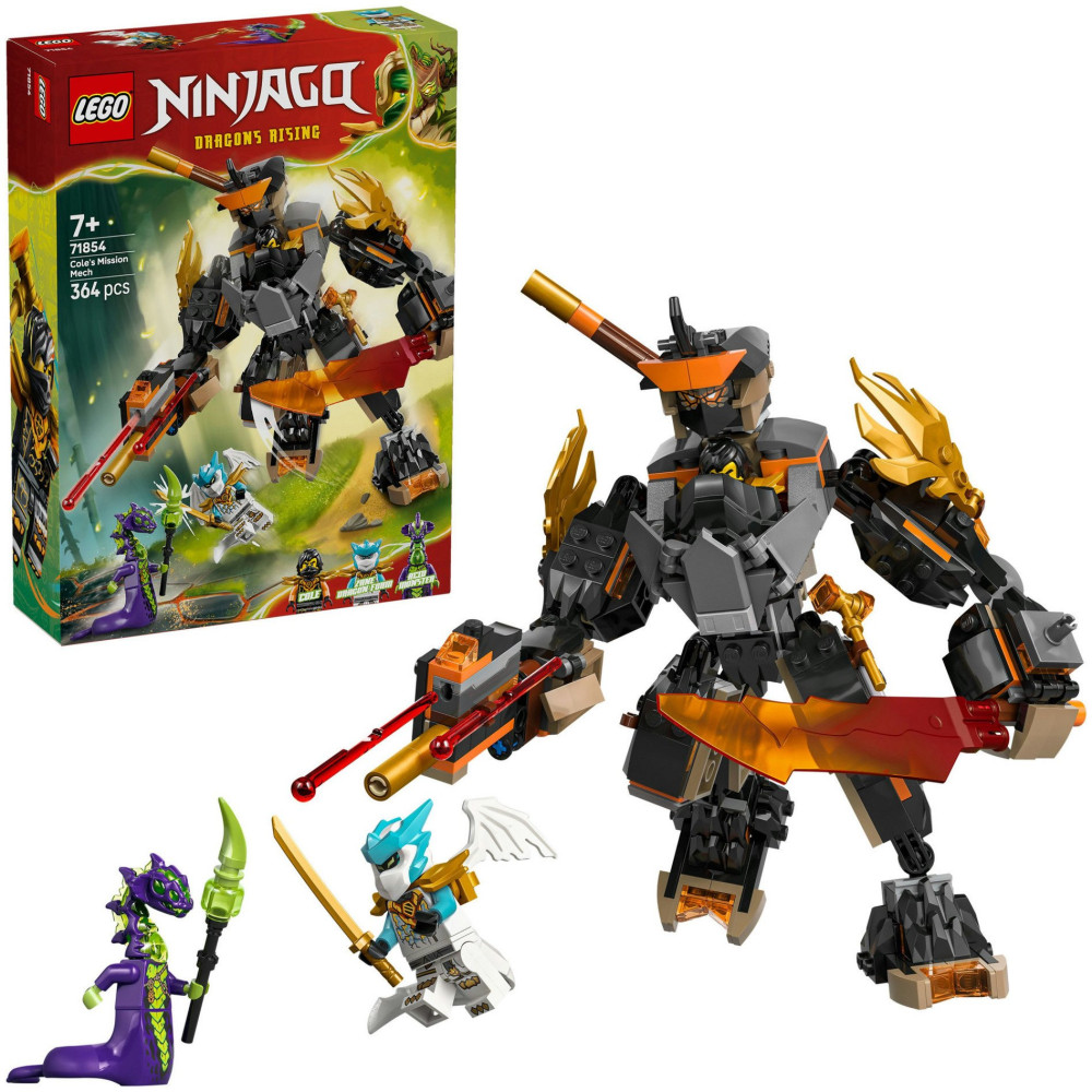 LEGO Ninjago Coles Action-Mech und Drachen-Zane, Giochi di costruzione