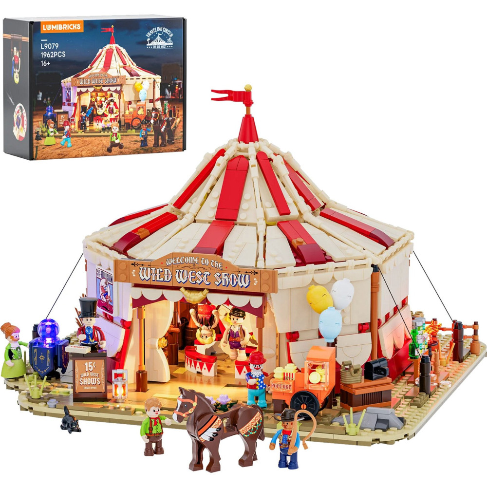 Lumibricks Circo itinerante, Giochi di costruzione