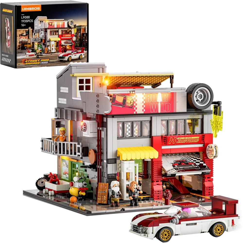 Lumibricks Street MOD Garage, Giochi di costruzione