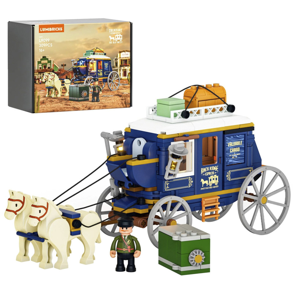 Lumibricks Carrozza postale del tesoro, Giochi di costruzione