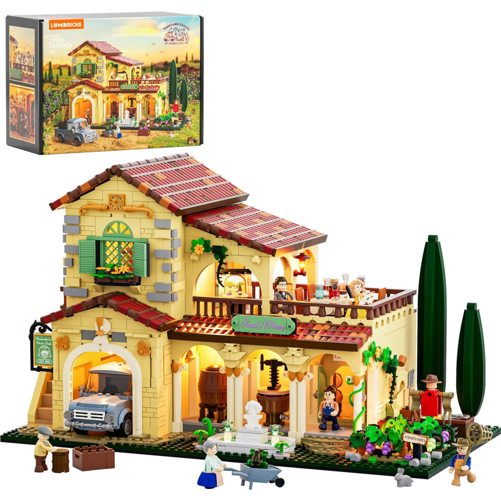 Lumibricks Vigneto, Giochi di costruzione