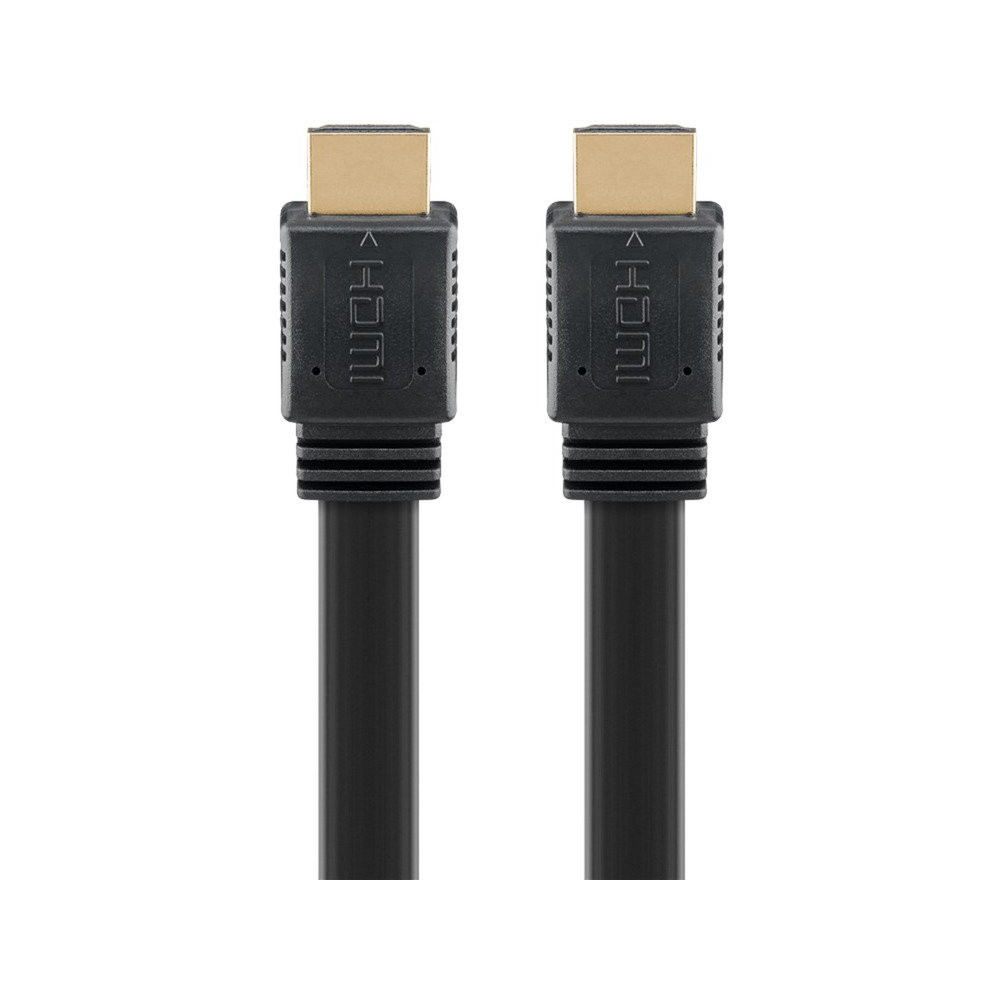 goobay Cavo piatto HDMI 2.1 ad alta velocità con Ethernet 8K / 60 Hz