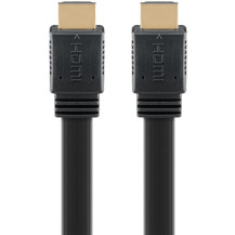 goobay Cavo piatto HDMI 2.1 ad alta velocità con Ethernet 8K / 60 Hz
