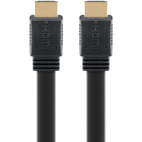 goobay Cavo piatto HDMI 2.1 ad alta velocità con Ethernet 8K / 60 Hz