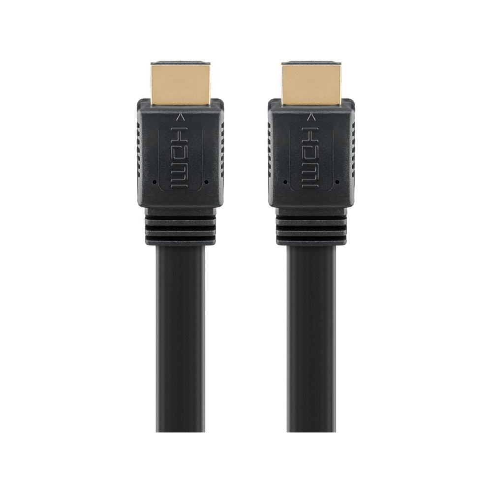 goobay Cavo piatto HDMI 2.1 ad alta velocità con Ethernet 8K / 60 Hz