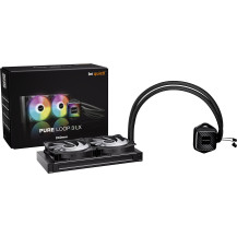 be quiet! PURE LOOP 3 LX Processore Raffreddatore di liquidi tutto in uno 12 cm Nero 1 pz, Raffreddamento ad acqua