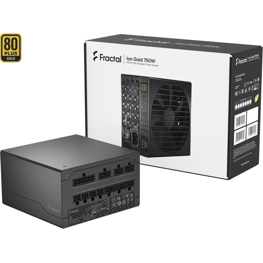 Fractal Design ION Gold 3 750W, Alimentatore PC