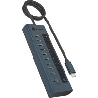 ICY BOX IB-HUB1450-C31 10000 Mbit/s Antracite, Hub USB
