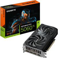 GIGABYTE GeForce RTX 5060 Ti WINDFORCE MAX OC 8G Scheda Grafica – 8 GB GDDR7, 128 bit, PCI-E 5.0, 2587 MHz Frequenza del core, 3