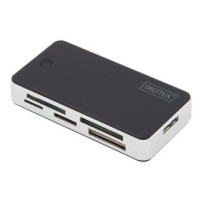 DIGITUS DA-70330-1 - CF,MMC,MMC Mobile,MMC+,MMCmicro,MS Micro (M2),MS PRO,MS PRO Duo,Memory Stick (MS),MicroSD... - Nero - Bianc