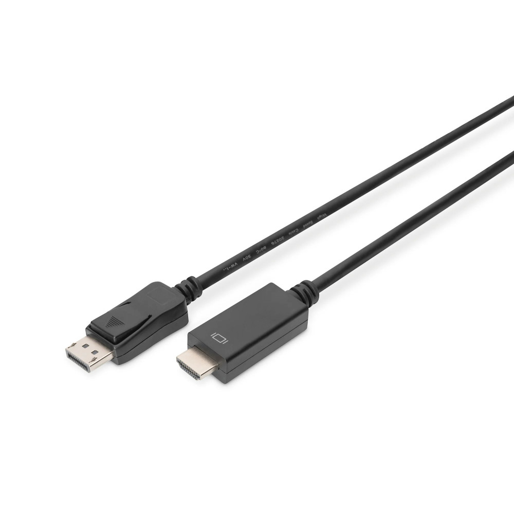 Cavo di adattamento DIGITUS DisplayPort, DP - HDMI Tipo A