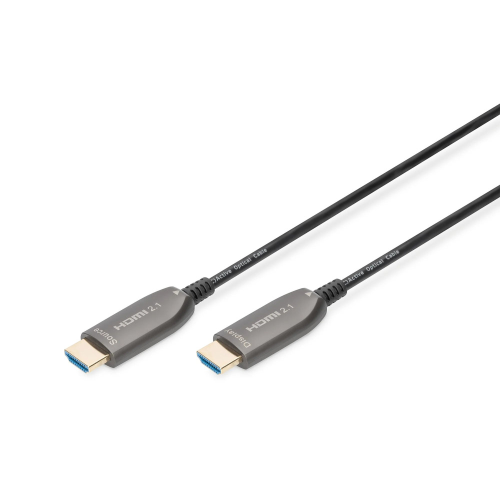DIGITUS HDMI AOC Cavo ibrido a fibra ottica, UHD 8K, 20 m