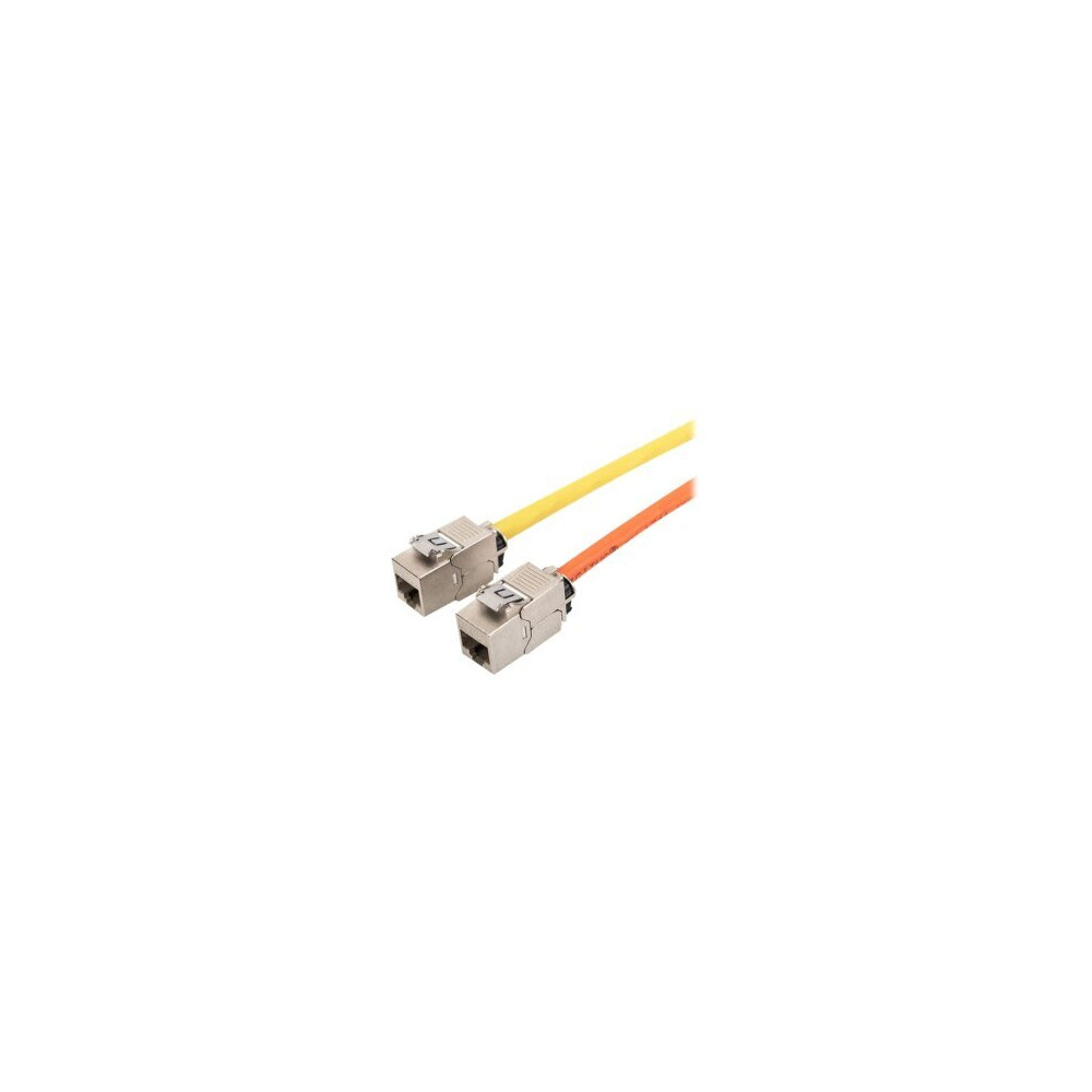 DIGITUS DN-93619-24 - Piatto - Argento - RJ-45 - Maschio - 10GBase-T - Nickel/Oro
