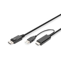 DIGITUS Adattatore HDMI 4K - HDMI a DisplayPort
