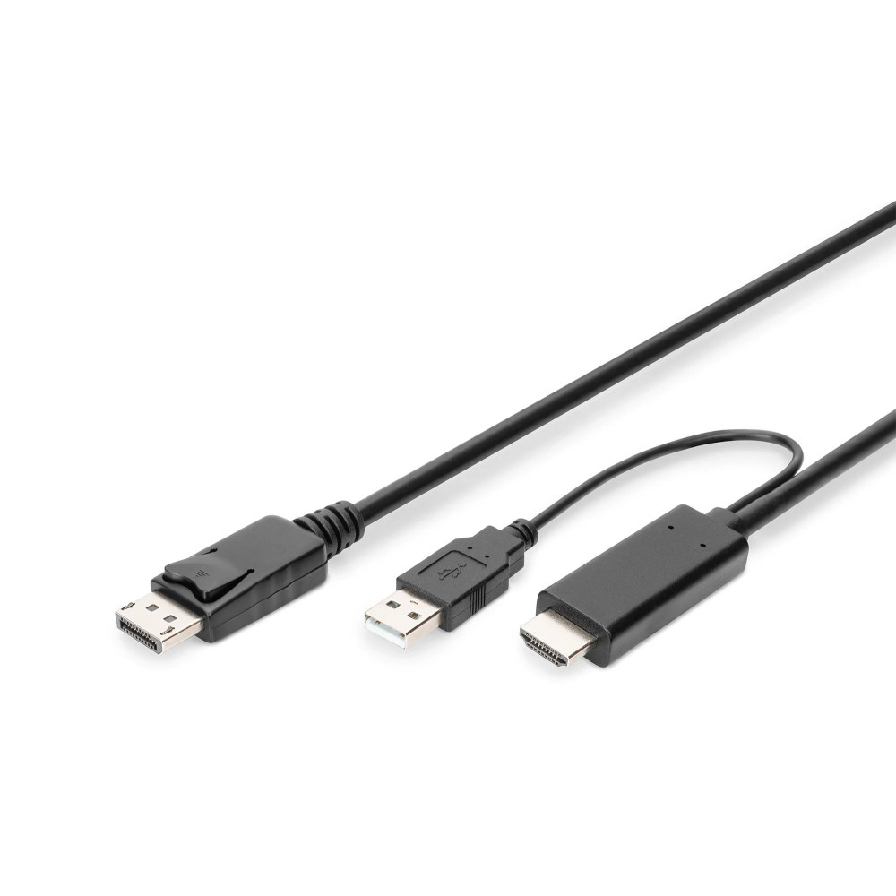 DIGITUS Adattatore HDMI 4K - HDMI a DisplayPort