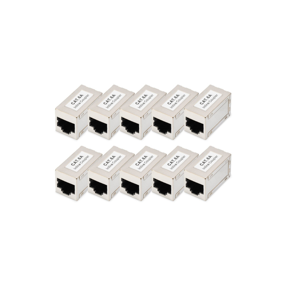 DIGITUS CAT 6A Modulare Connessione, schermata - 10 pezzi.
