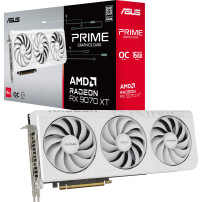 ASUS Prime -RX9070XT-O16G-WHITE AMD Radeon RX 9070 XT 16 GB GDDR6, Scheda grafica