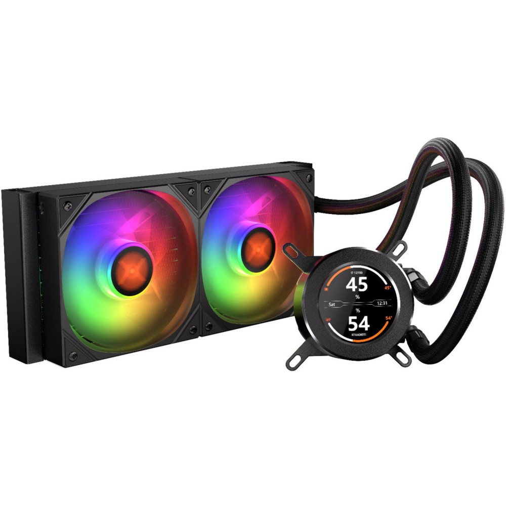 Krux HydroGlance 240 LCD, Raffreddamento ad acqua