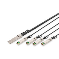 Cavo Diretto DIGITUS 40G QSFP+ a 4XSFP+ da 1m
