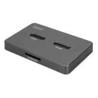 DIGITUS Docking USB-C->NVMe SSD SATA SSD SD