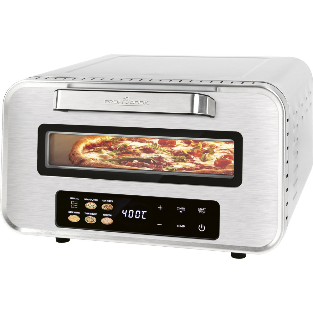 ProfiCook PC-PO 1323 Acciaio inossidabile, Forno pizza