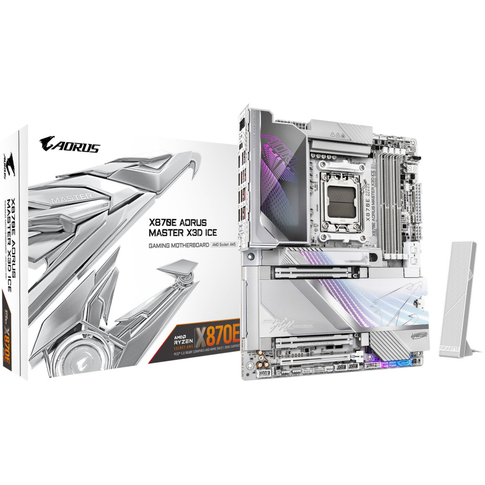 GIGABYTE X870E AORUS MASTER X3D ICE, Scheda madre