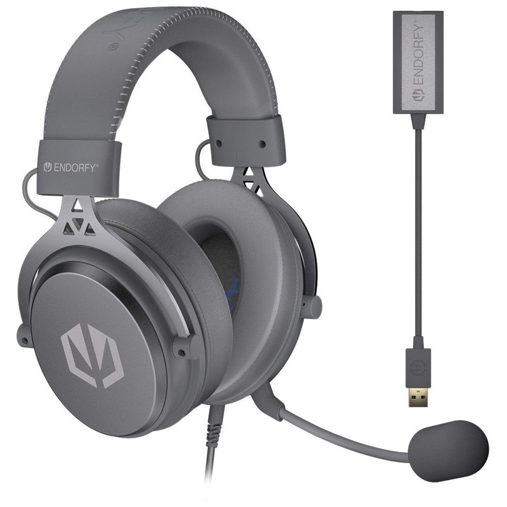 ENDORFY VIRO Plus USB Alt Gray, Cuffia da gioco