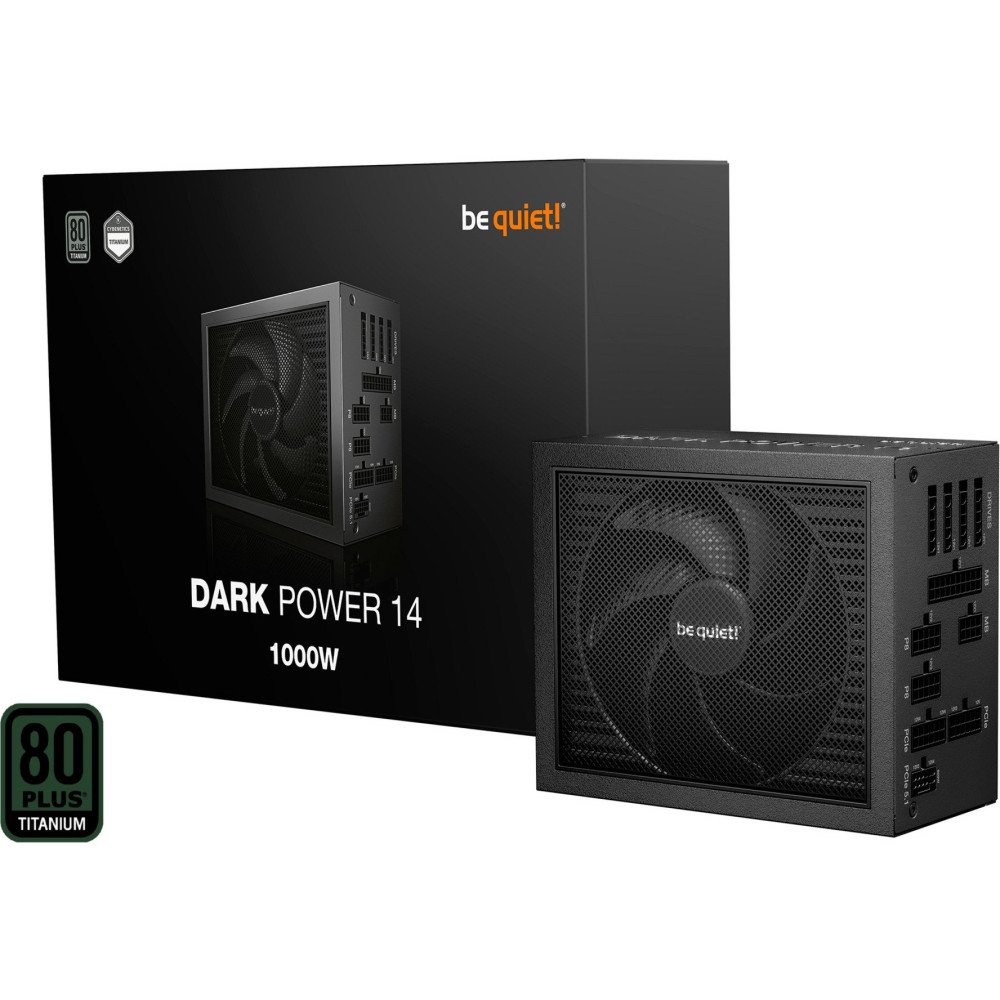 be quiet! Dark Power 14 1000 W - 80 Plus Titanium alimentatore per computer 20+4 pin ATX ATX Nero, Alimentatore PC