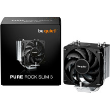 be quiet! Pure Rock Slim 3 Processore Raffreddatore d'aria 10 cm Argento 1 pz, raffreddamento CPU