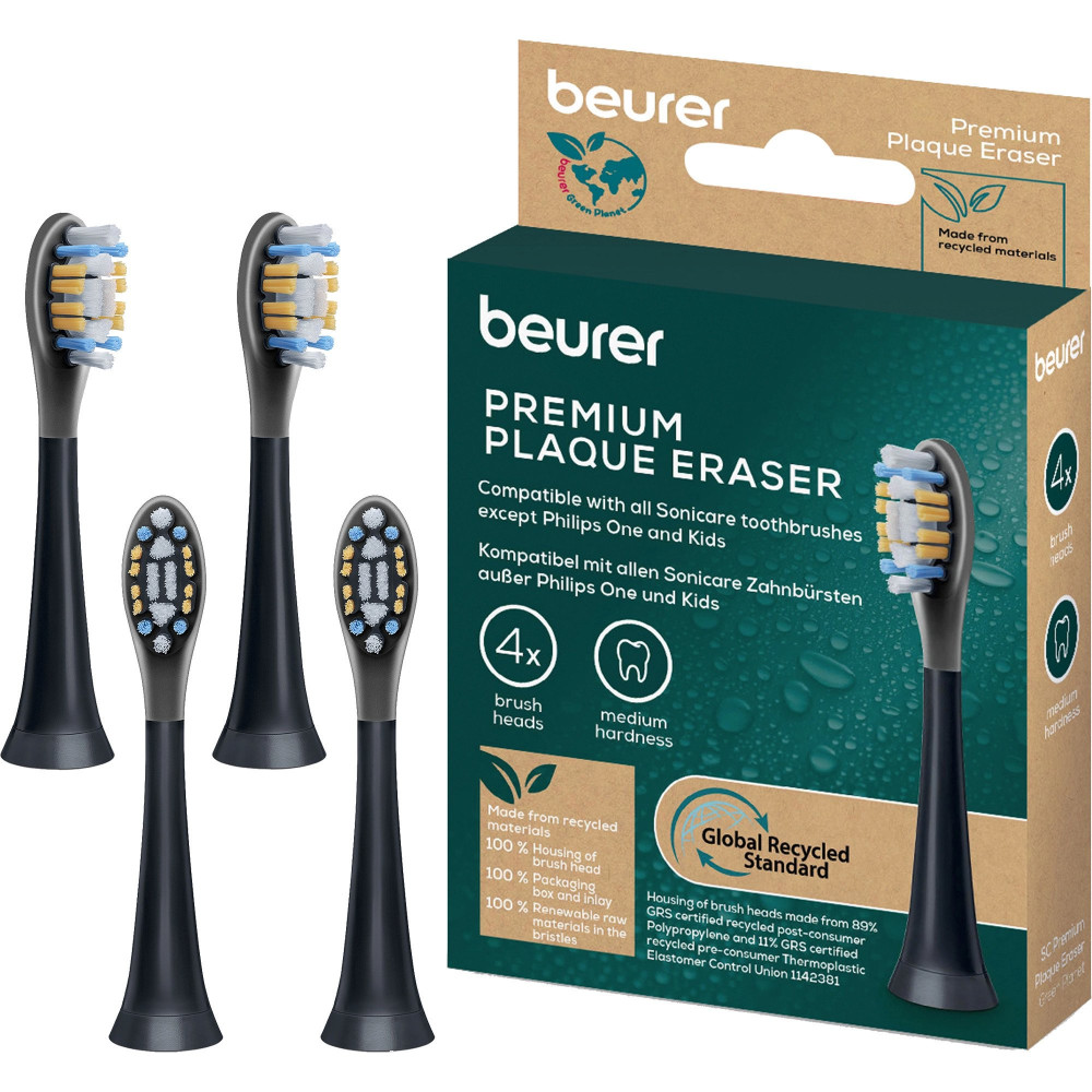 Beurer SC Premium Cancellatore di Placca Green Planet, Testina