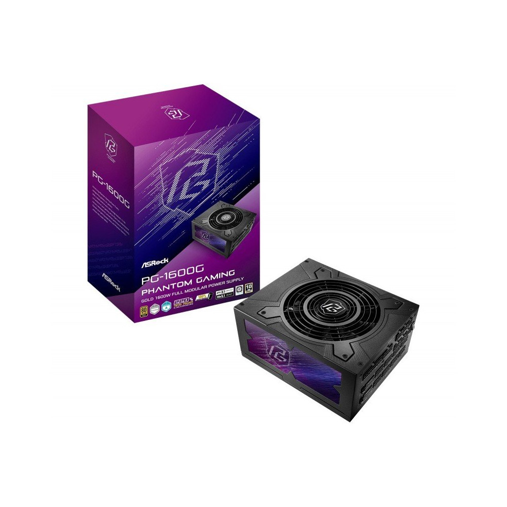 Alimentatore Asrock Phantom Gaming PG-1600G 1600 W 20+4 pin ATX Nero