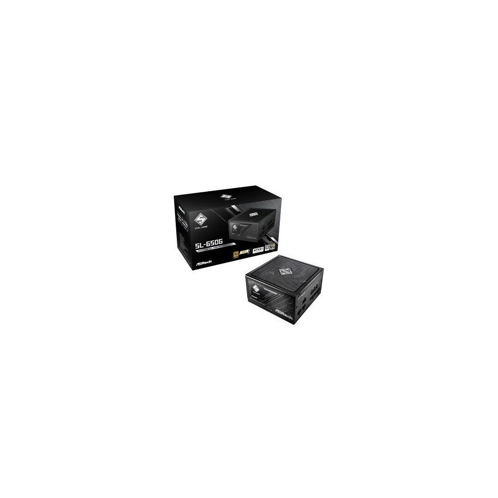 ASRock Steel Legend SL-650G ATX 80+ Gold BK retail - PC-/Server Netzteil - ATX