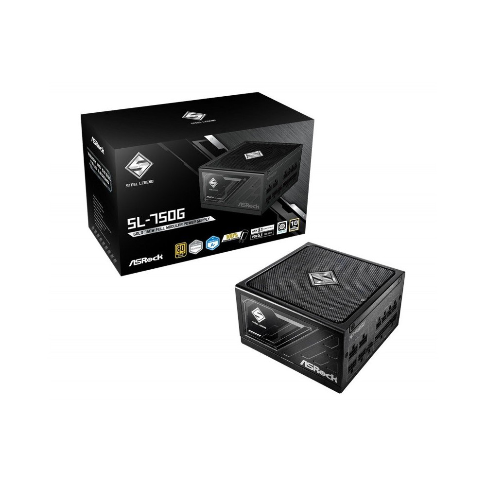 Alimentatore Asrock SL-1000G Steel Legend 1000 W 20+4 pin ATX Nero