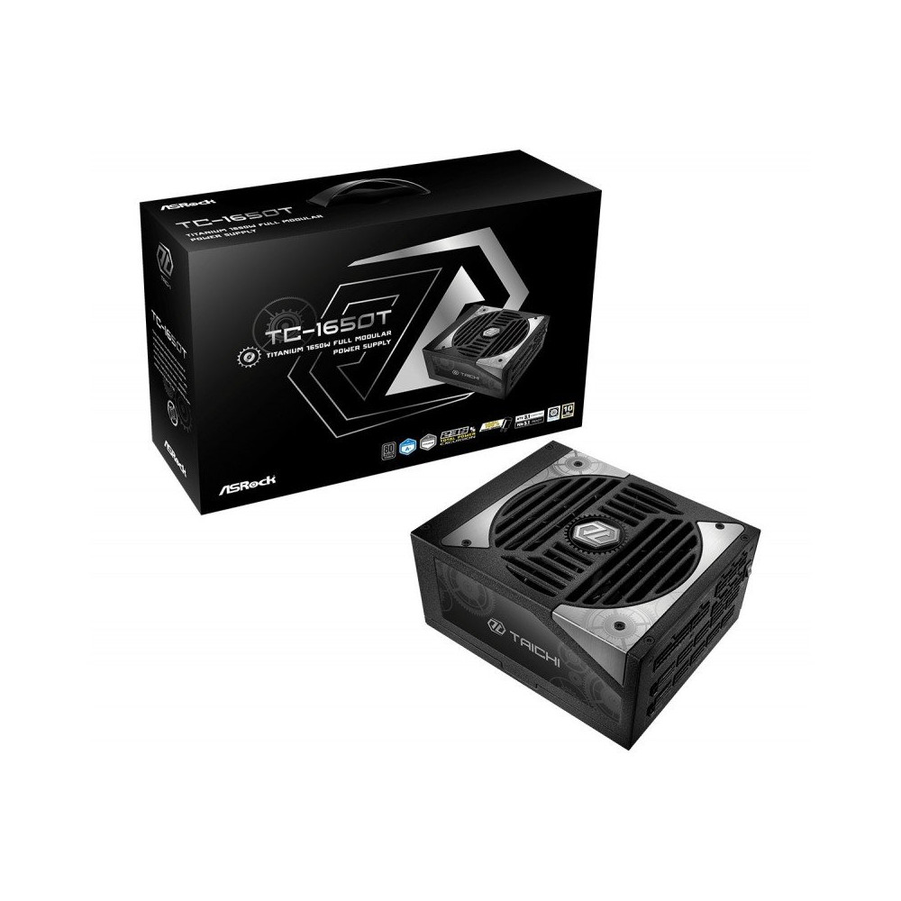 Alimentatore Asrock Taichi TC-1650T 1650 W 20+4 pin ATX Nero