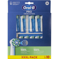Braun Oral-B Pro Cross Action Testine di Ricambio 10 pezzi, Testina