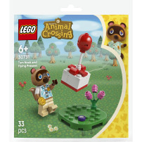 LEGO Animal Crossing Tom Nook e regalo con palloncino, Giochi di costruzione