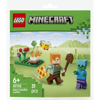 LEGO Minecraft Incontro di Alex intorno al falò, Giochi di costruzione