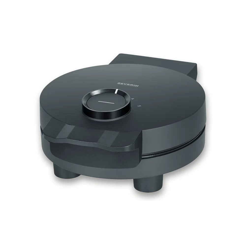 SEVERIN WA 2116, 1 waffella, cuore (forma), nero, plastica, acciaio inox, 0,665 m, riscaldamento, pronto